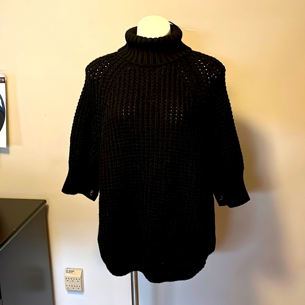 J. Crew Black Turtleneck Sweater
